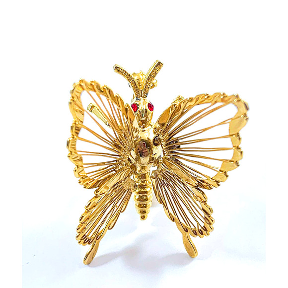 Butterfly Trembler Pin/Brooch - Picture 2 of 7